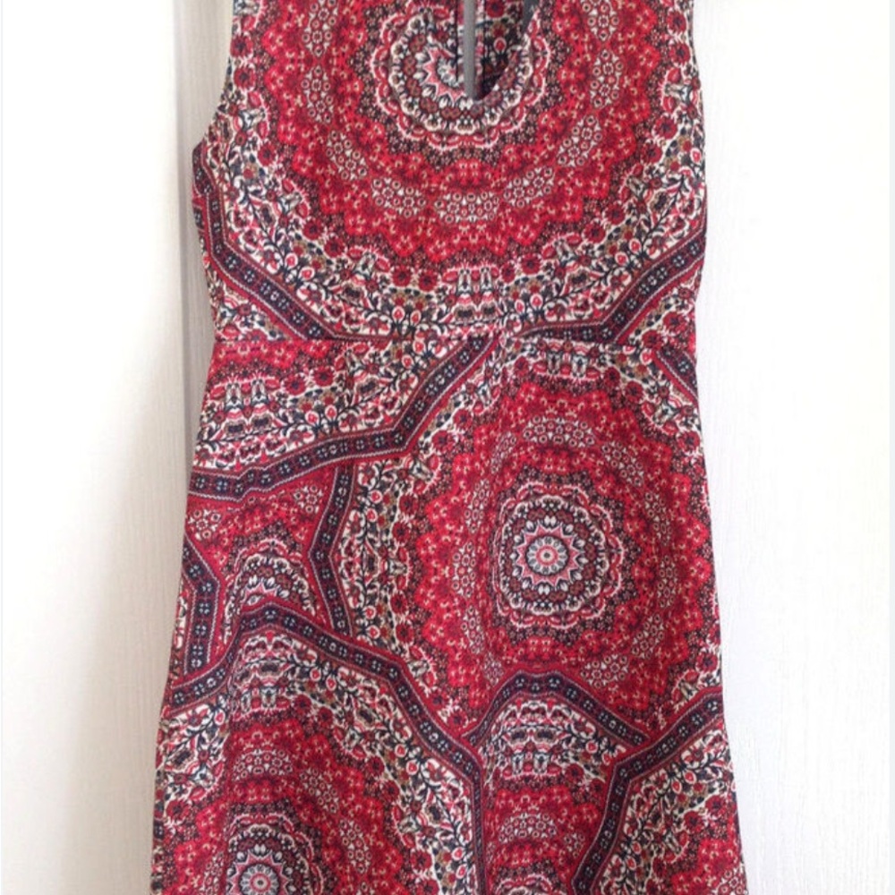 Abercrombie & Fitch Red Sleeveless Mini Dress